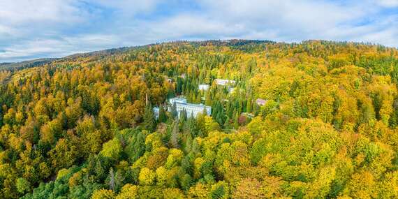 Liečebný 7-dňový pobyt v Kúpeľoch Štós s polpenziou a liečebnými procedúrami podľa zvoleného typu pobytu/Kúpele Štós
