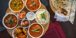 Veľký 1,5 kg indický tanier pre 2 osoby