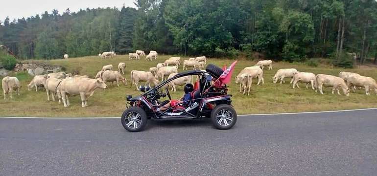 Buggy si můžete zapůjčit na 30 minut nebo až na 4 hodiny