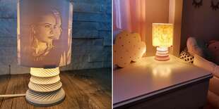 Lampa s vlastným motívom - rozžiarte svoje fotografie