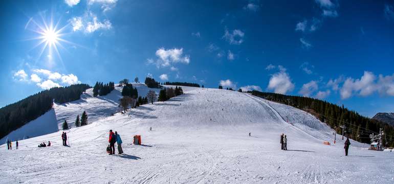 Ski centrum Malinô Brdo len kúsok od penziónu Emília