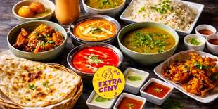 EXTRA CENA:Indické 4-chodové menu pre dvoch v Mr. Bharat & Bakchus