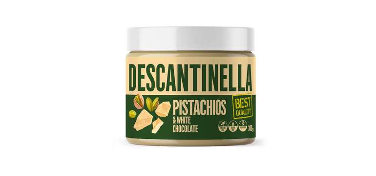 Descantinella pistachios white chocolate 300 g