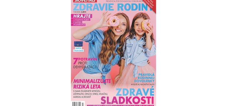 Ročné predplatné mesačníka mesačníka Praktická Slovenka alebo Slovenka zdravie rodiny