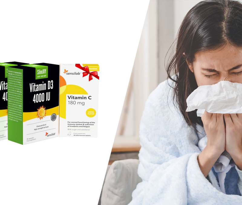 Balíček pre vašu imunitu počas obdobia chrípky a prechladnutia - vitamín D + vitamín C zdarma