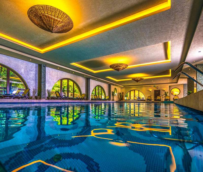 Wellness v maďarském Airport Hotelu Stáció**** se rozkládá na ploše 1000 m²