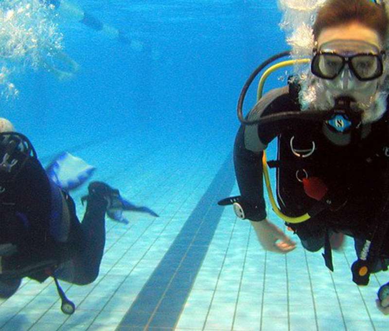 Kurz potápania v centre Academia Aquatica