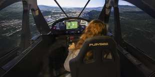 Profesionálny letecký simulátor