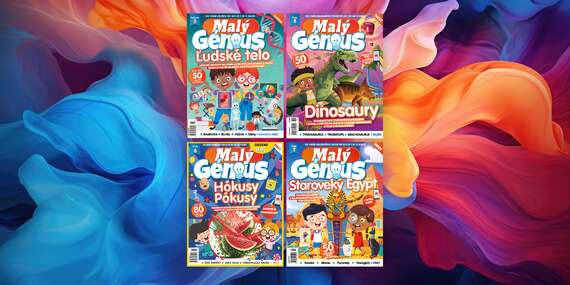 Malý Génius - ročné predplatné pre všetky zvedavé deti/Slovensko