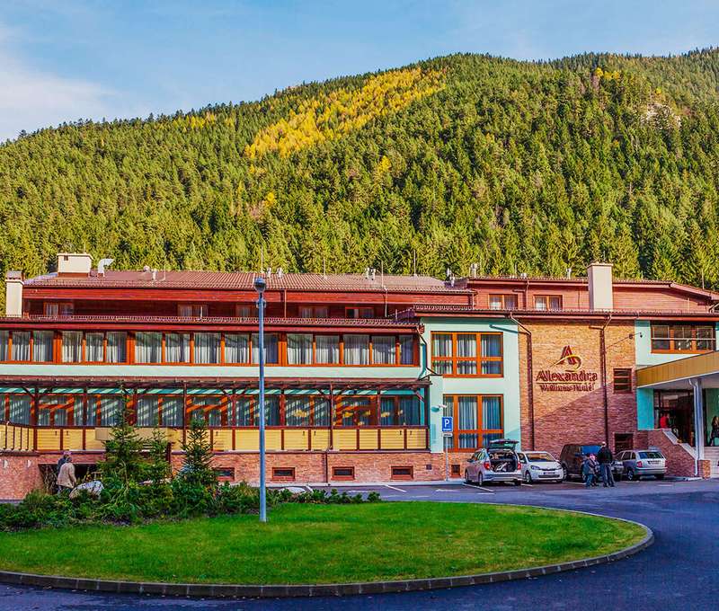 ALEXANDRA WELLNESS HOTEL*** sa nachádza v krásnom a tichom horskom prostredí Jánskej doliny