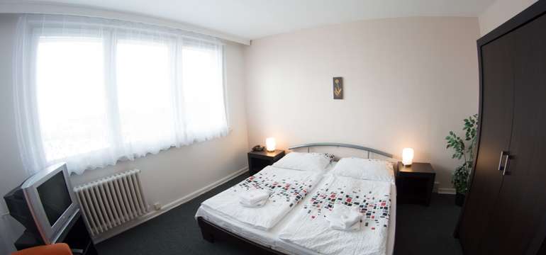 Příjemně zařízené pokoje hotelu Milotel