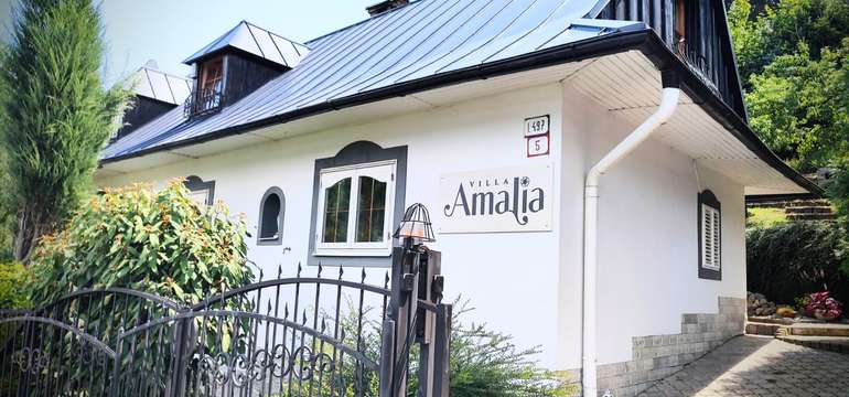 Staromestská Villa Amalia v centre Banskej Štiavnice