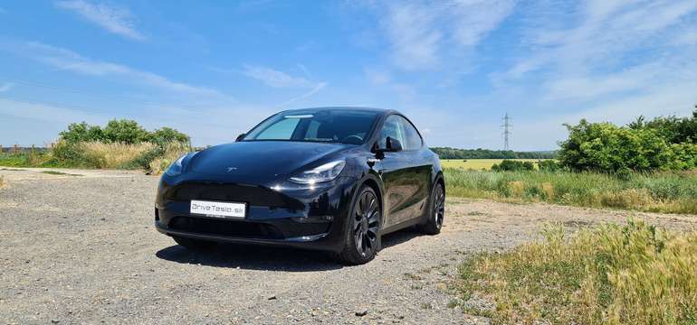 Jazda na Tesla Model Y