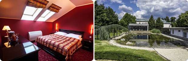 Okolie kastieľa Park Hotel Tartuf