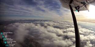 Výhľad počas letu