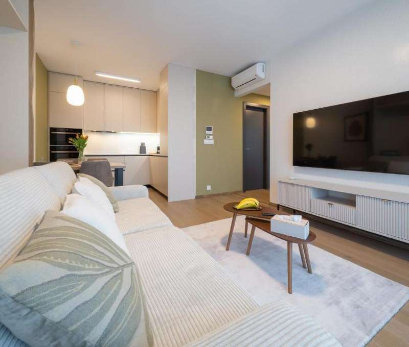 Eurovea Tower Apartment - obývačka