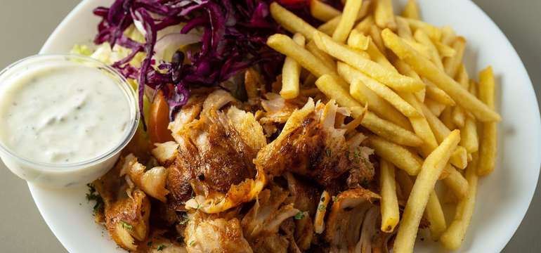 Kebab tatier s hranolkami Papa Turkish