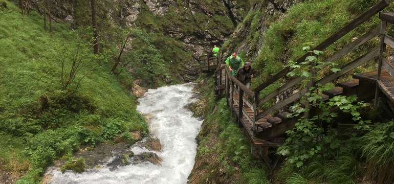 Rafting na rieke Salza v Rakúsku 