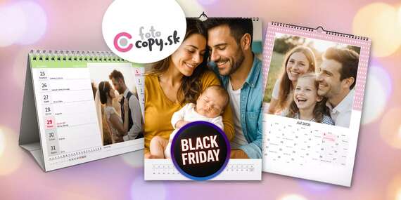 BLACK FRIDAY: Nástenné a stolové kalendáre 2026 - najkrajšie spomienky po celý rok! / Slovensko