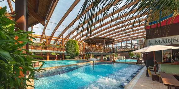 Chatka priamo v rezorte Holliday Village Tatrandia pre 2 až 5 osôb + zľava na celodenný vstup do Tatralandie/Liptovský Mikuláš