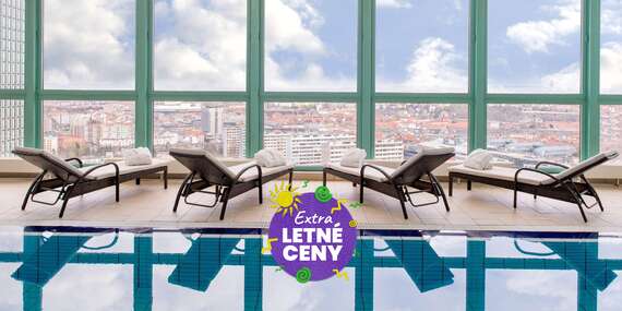 EXTRA CENY: Panorama Hotel Prague s raňajkami a wellnessom na 24. poschodí/Česko - Praha