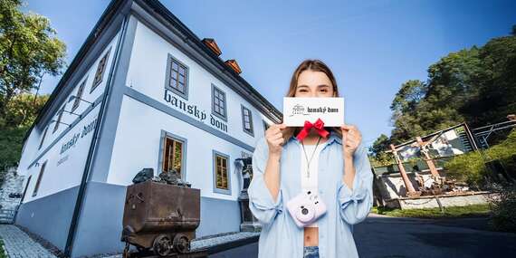 Darčekové poukážky na ubytovanie a služby v penzióne Banský dom*** v krásnych Štiavnickým vrchoch/Štiavnicke vrchy - Hodruša-Hámre