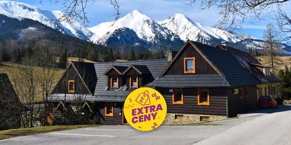 EXTRA CENA: Drevenica Diana s pravou horskou atmosférou v malebnej obci Ždiar/Ždiar