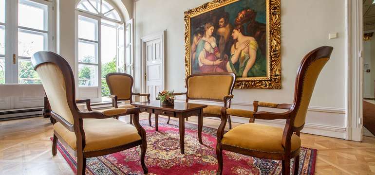 Historický interiér Kaštieľa Palárikovo