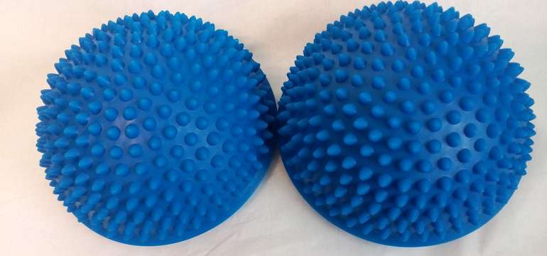 Balanční ježkovia, 2 ks (16 cm), modrá farba