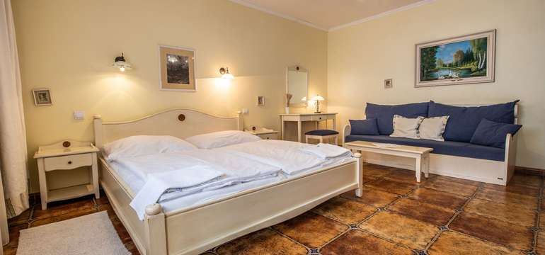 Apartmány (za doplatok) poskytnú veľkorysý priestor pre celú rodinu
