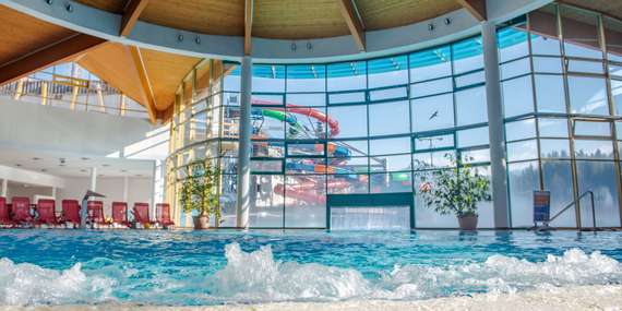 Termálny aquapark Meander Oravice s celoročnými bazénmi/Tvrdošín - Liesek - Vitanová - Oravice