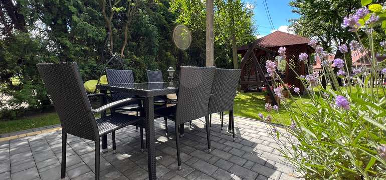 Záhrada ponúka množstvo priestoru na relax aj zábavu