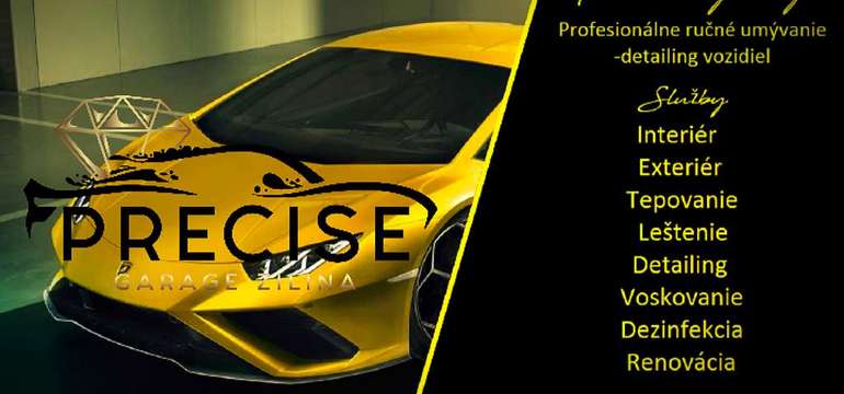 Precise Garage poskytuje profesionálne služby v oblasti detailného čistenia vozidiel