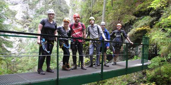 Skupinový ferratový kurz v teréne v lokalite Kyseľ v Slovenskom raji s certifikovaným horským sprievodcom/Slovenský raj - Kyseľ