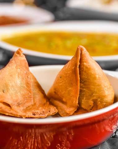 Samosa vegetariánske taštičky