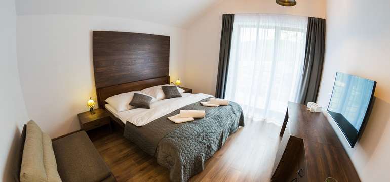Apartmán 4 – Dvojlôžková izba s prístelkou (2 + 1)