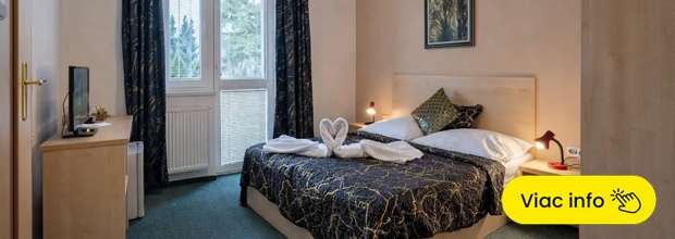 Penzión v centre Rajeckých Teplíc s raňajkami 