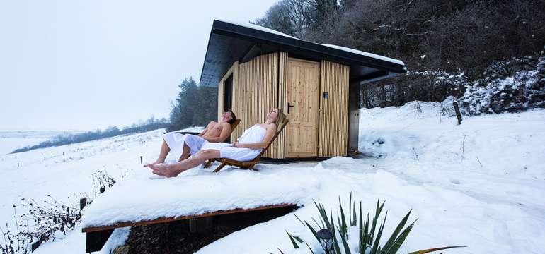 Oddych a relax vo fínskej saune