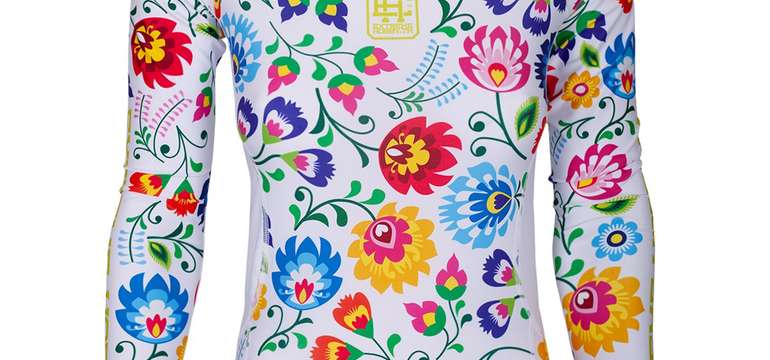 Dámsky rashguard s dlhým rukávom FOLK 2, biely alebo čierny (Extreme Hobby)