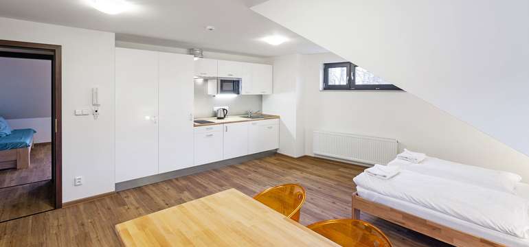 Chvíle pohody zpříjemní minibar nebo televize