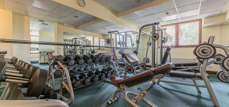 V hoteli sa nachádza aj fitness centrum