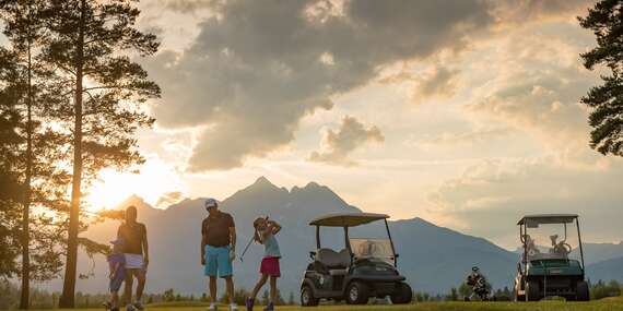 Golfový tréning alebo 3-dňový kurz zelenej karty vo Veľkej Lomnici vrátane skúšky s certifikátom/Vysoké Tatry - Veľká Lomnica
