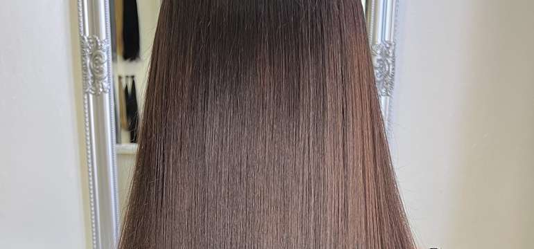 Ukážka výsledkov ošetrenia v salóne Hairbox