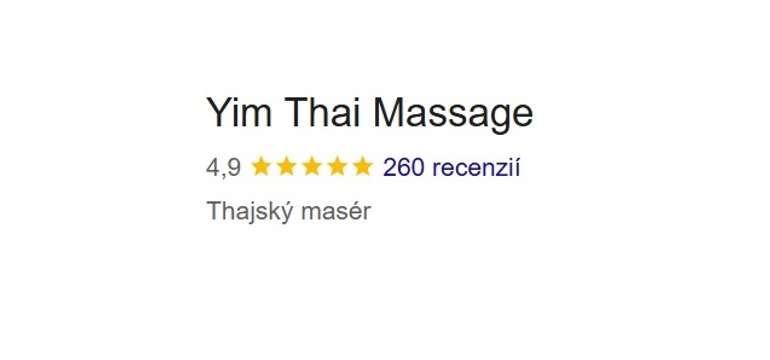 Výborné hodnotenia na Google