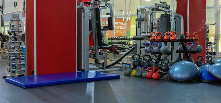 Fitness centrum v AquaCity Poprad