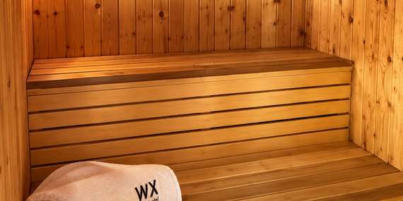Verejný vstup do wellness a fitness alebo privátny wellness s fľašou Prosecca vo WX hoteli***/Bratislava - Devínska Nová Ves