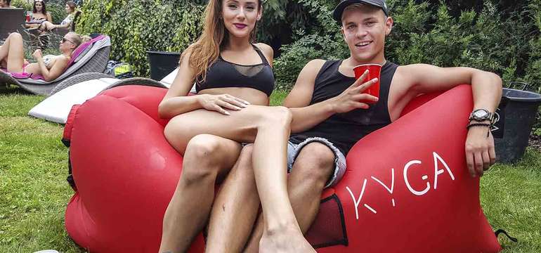 Nafukovacie vaky a stoličky KYGA