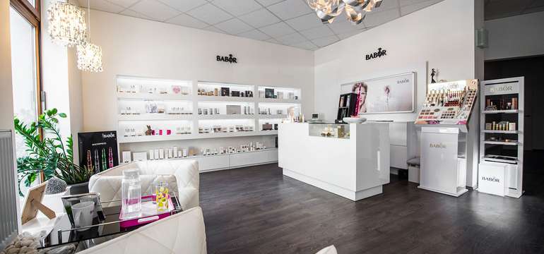 Interiér salónu Babor Beauty Spa.