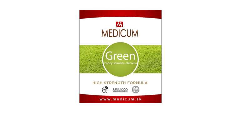 Jačmeň + chlorella + spirulina v jednom nápoji od MEDICUM SK