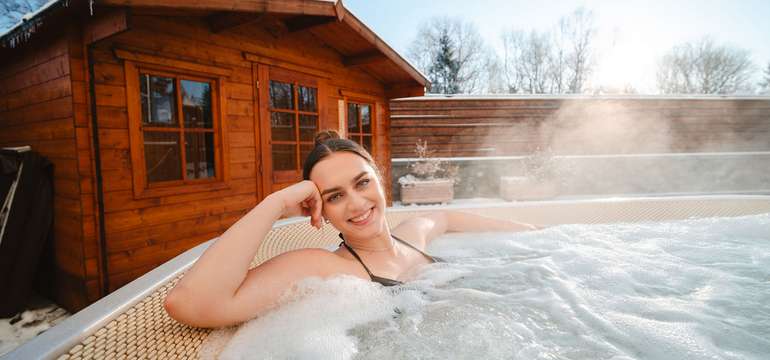 Wellness v exteriéri v hoteli Lesana****